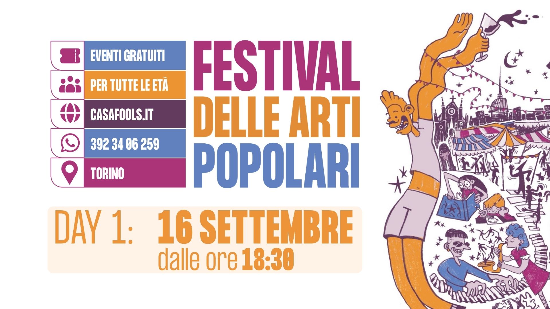 locandina del Festival delle Arti Popolari