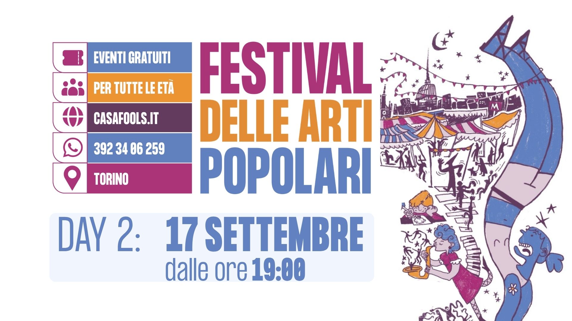 locandina del Festival delle Arti Popolari