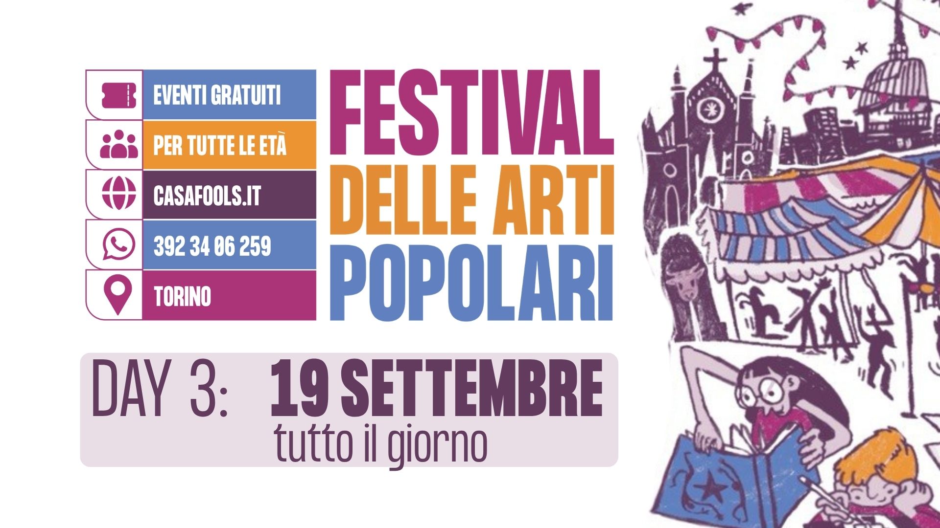 locandina del Festival delle Arti Popolari