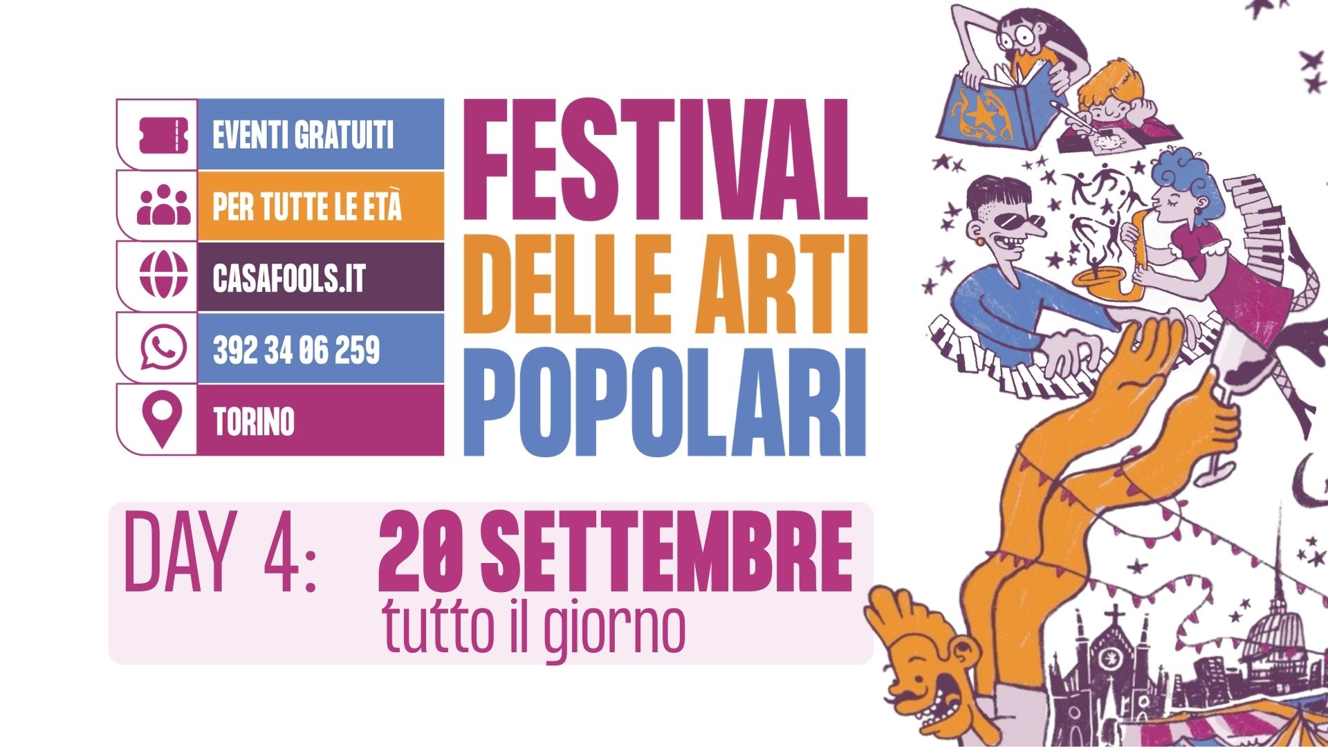 locandina del Festival delle Arti Popolari
